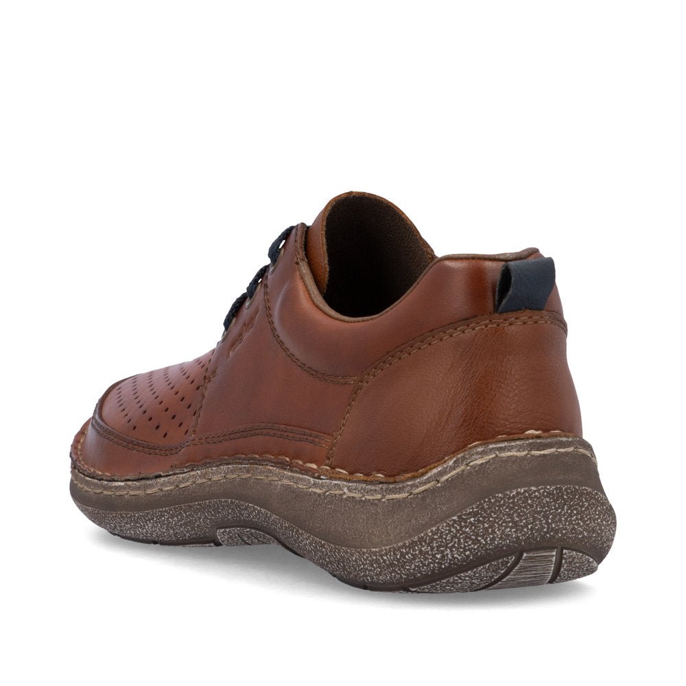 Pantofi Barbati Piele Naturala Rieker RIEK 03007 - Rieker - amely.ro