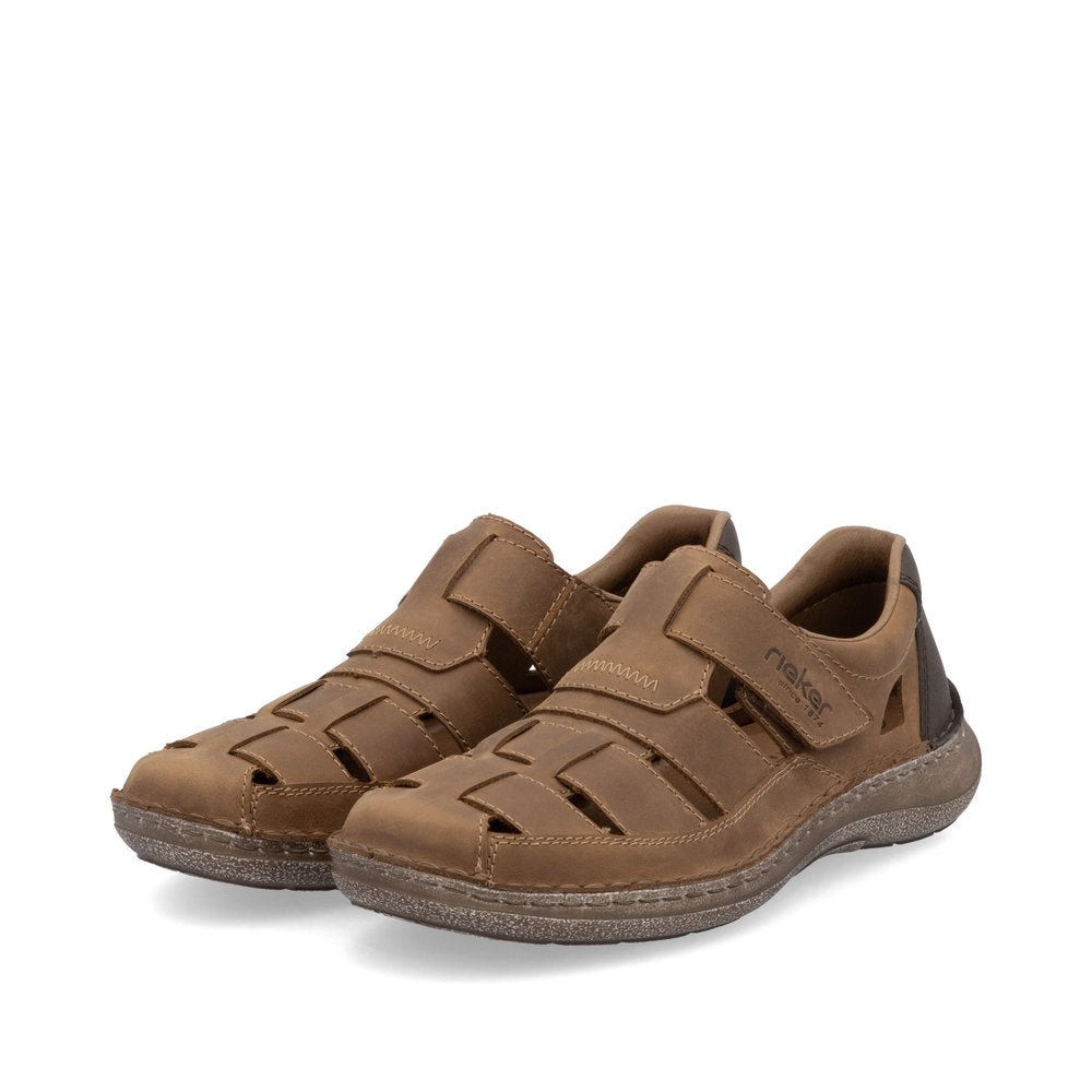 Pantofi Barbati Piele Naturala Rieker RIEK 03078 - Rieker - amely.ro