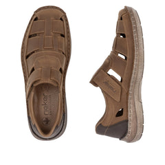 Pantofi Barbati Piele Naturala Rieker RIEK 03078 - Rieker - amely.ro