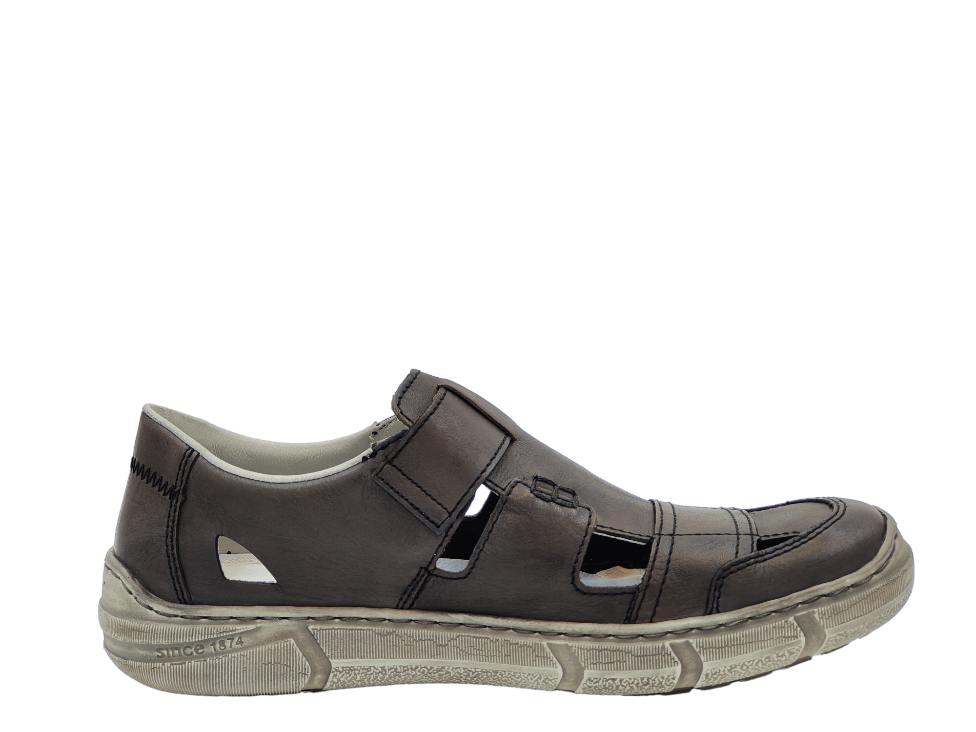 Pantofi Barbati Piele Naturala Rieker RIEK 04050 - Rieker - amely.ro