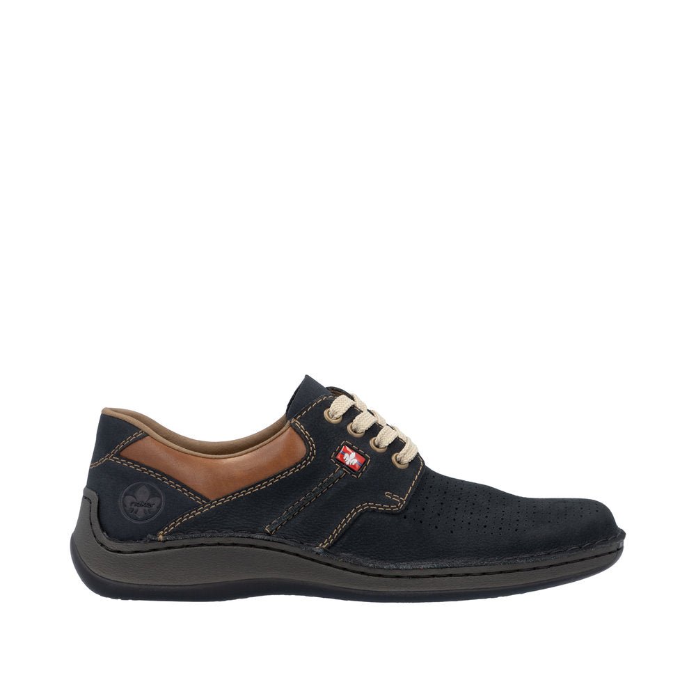 Pantofi Barbati Piele Naturala Rieker RIEK 05207 - Rieker - amely.ro