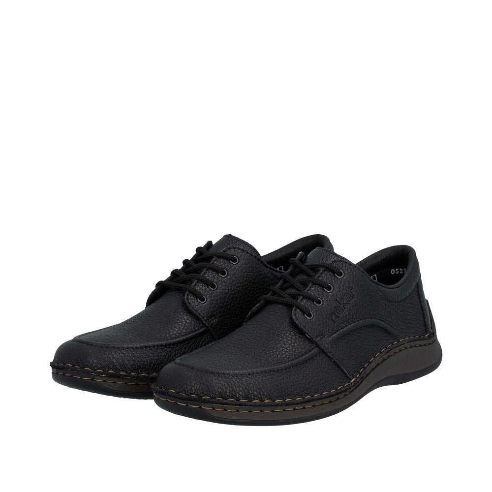 Pantofi Barbati Piele Naturala Rieker RIEK 05214 - Rieker - amely.ro