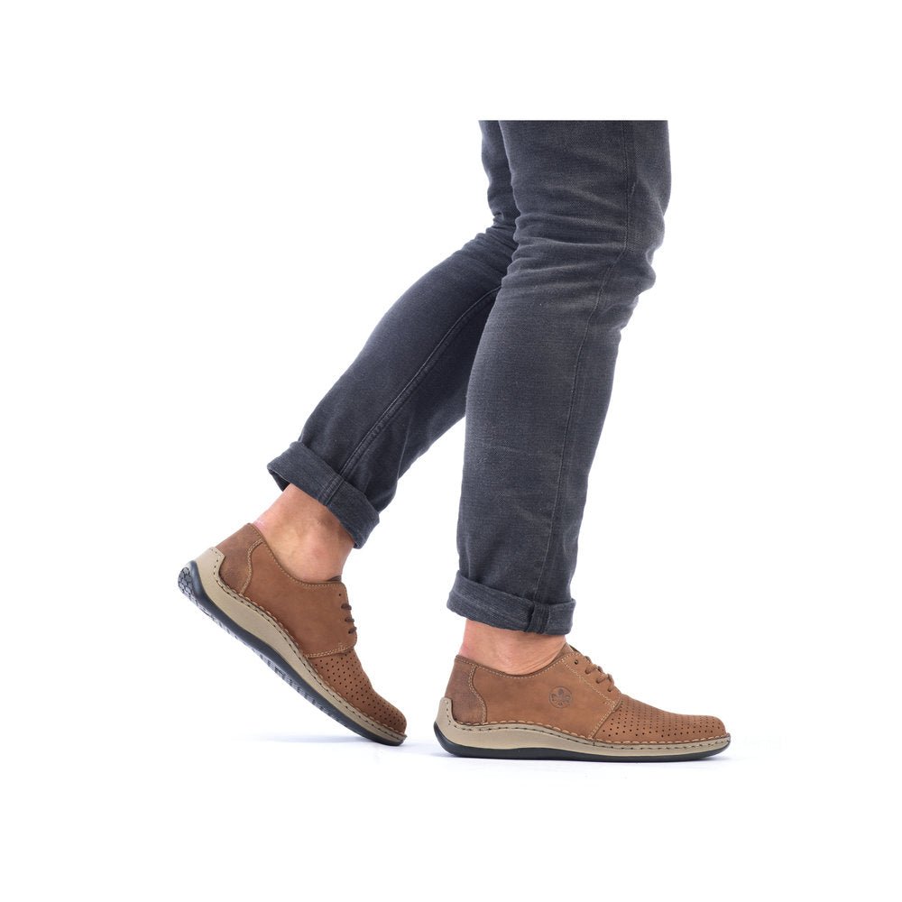 Pantofi Barbati Piele Naturala Rieker RIEK 05226 - Rieker - amely.ro
