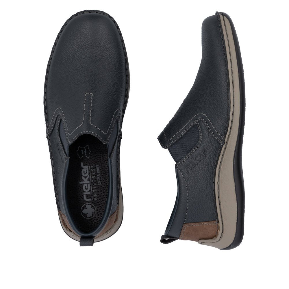 Pantofi Barbati Piele Naturala Rieker RIEK 05264 - Rieker - amely.ro