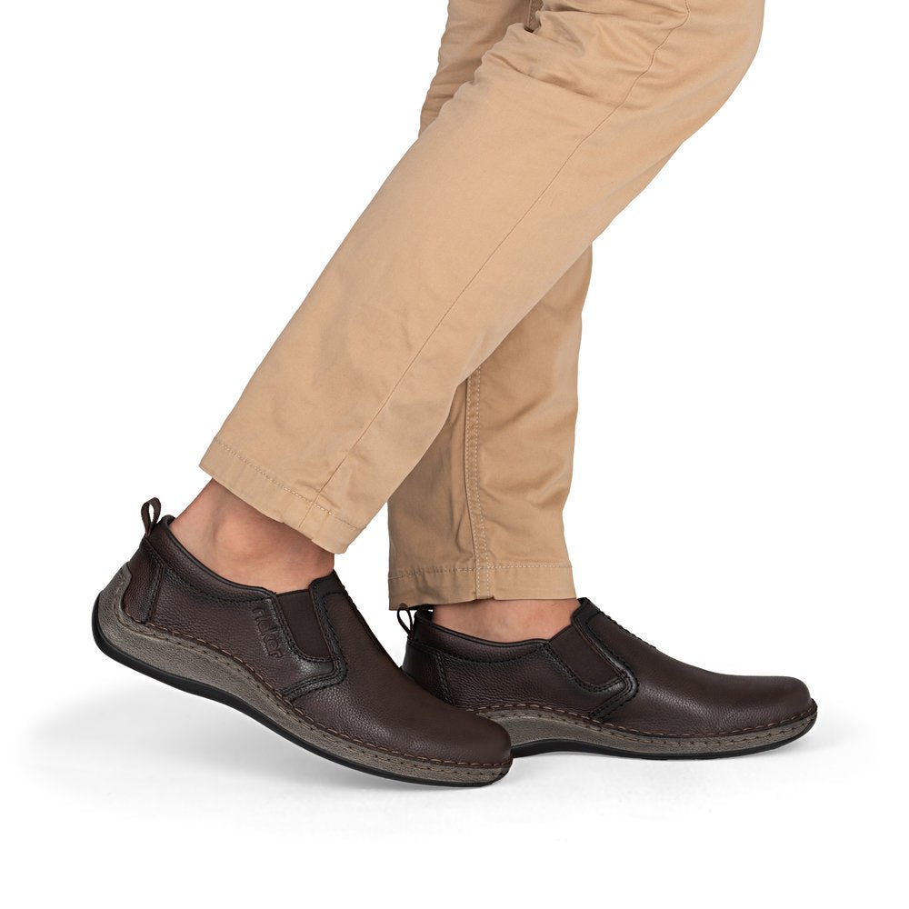 Pantofi Barbati Piele Naturala Rieker RIEK 05264 - Rieker - amely.ro