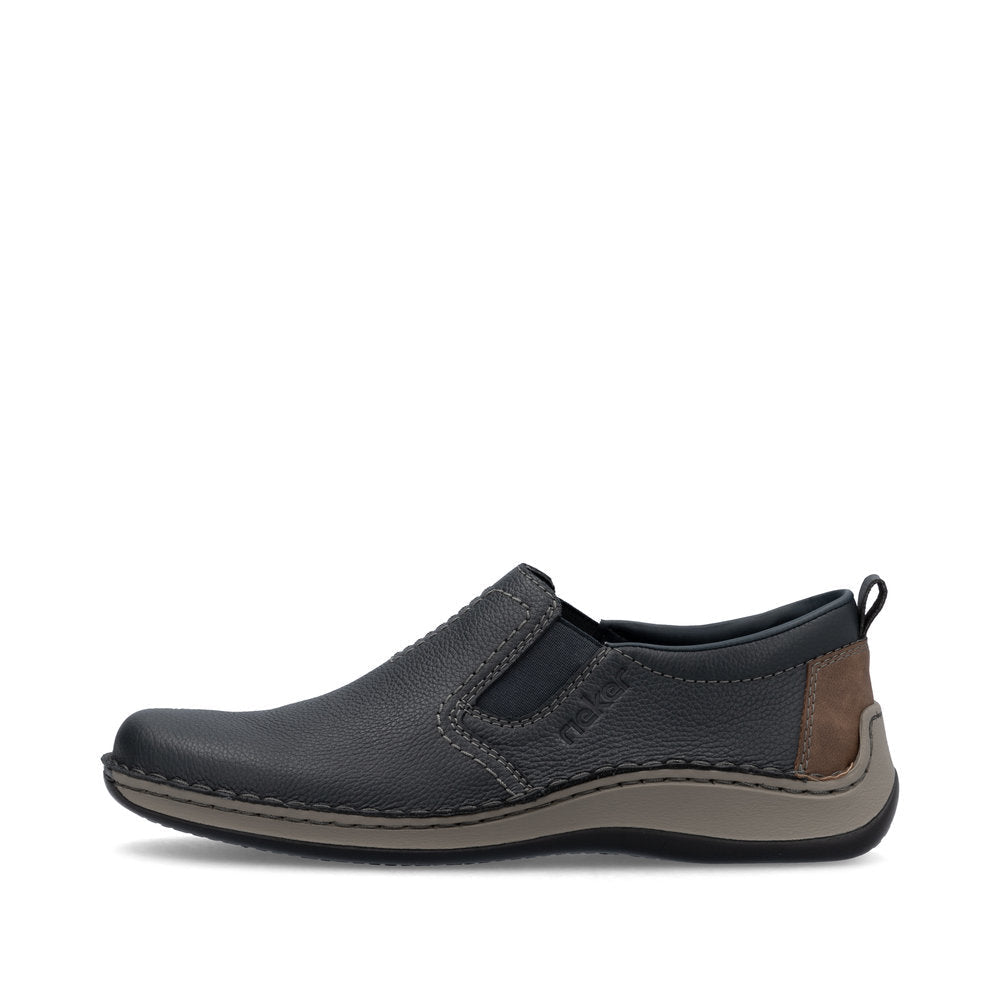 Pantofi Barbati Piele Naturala Rieker RIEK 05264 - Rieker - amely.ro