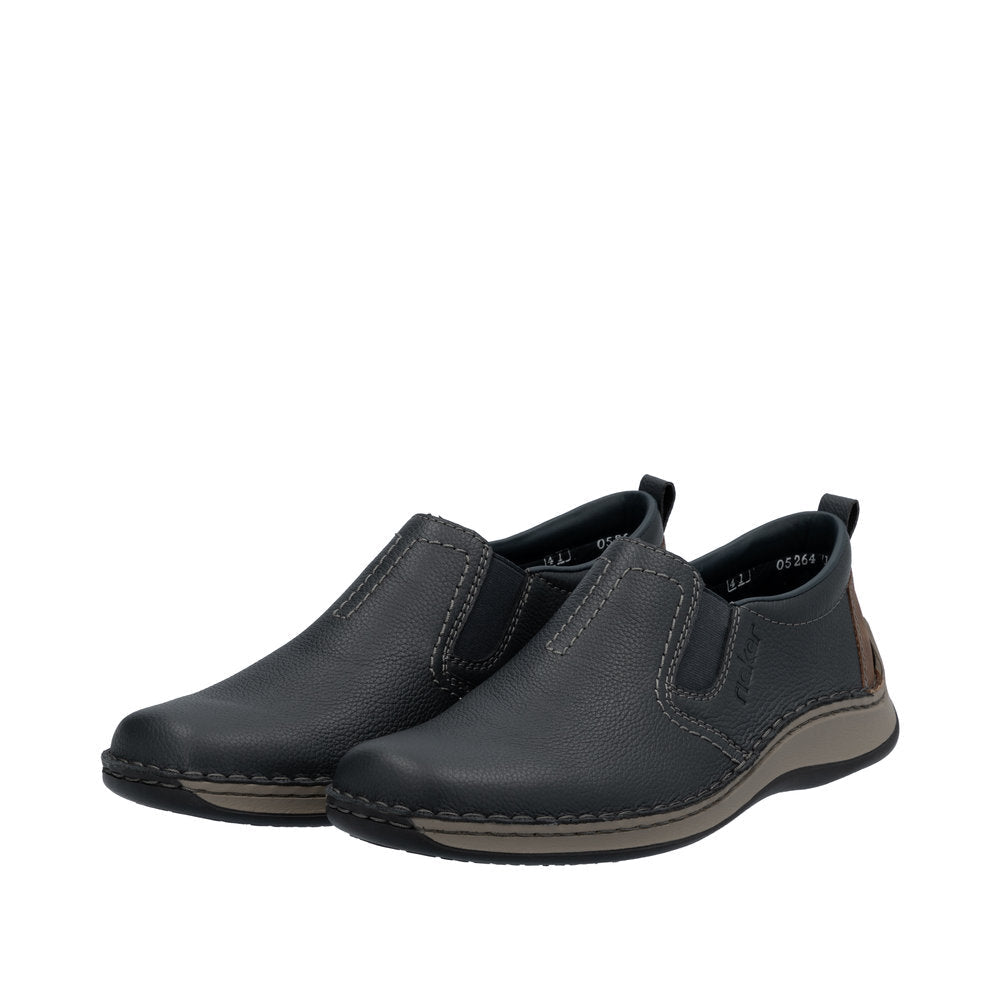 Pantofi Barbati Piele Naturala Rieker RIEK 05264 - Rieker - amely.ro