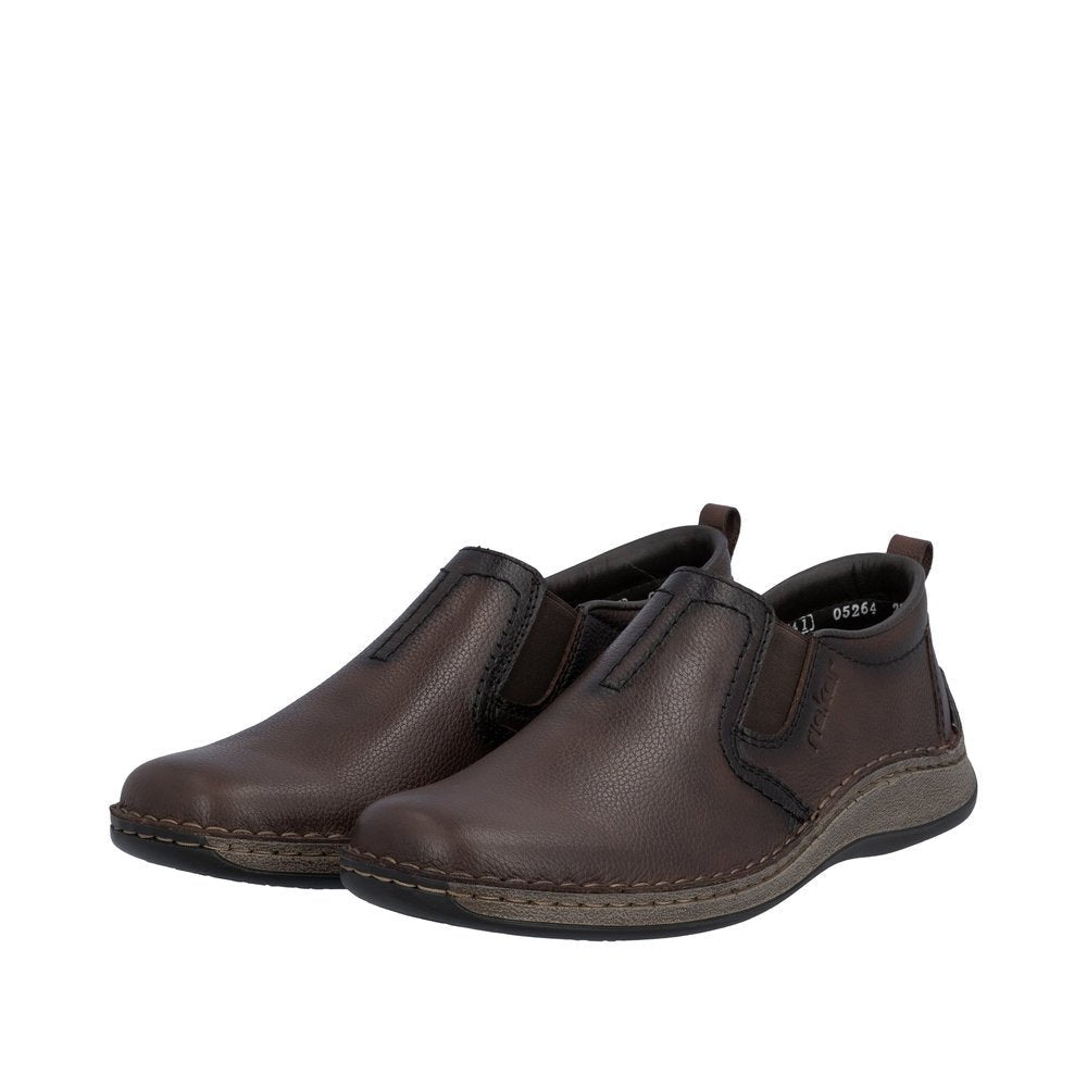 Pantofi Barbati Piele Naturala Rieker RIEK 05264 - Rieker - amely.ro