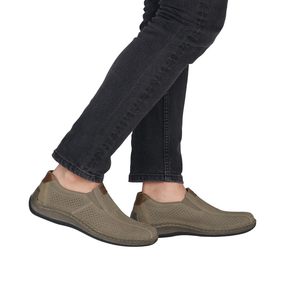 Pantofi Barbati Piele Naturala Rieker RIEK 05272 - Rieker - amely.ro