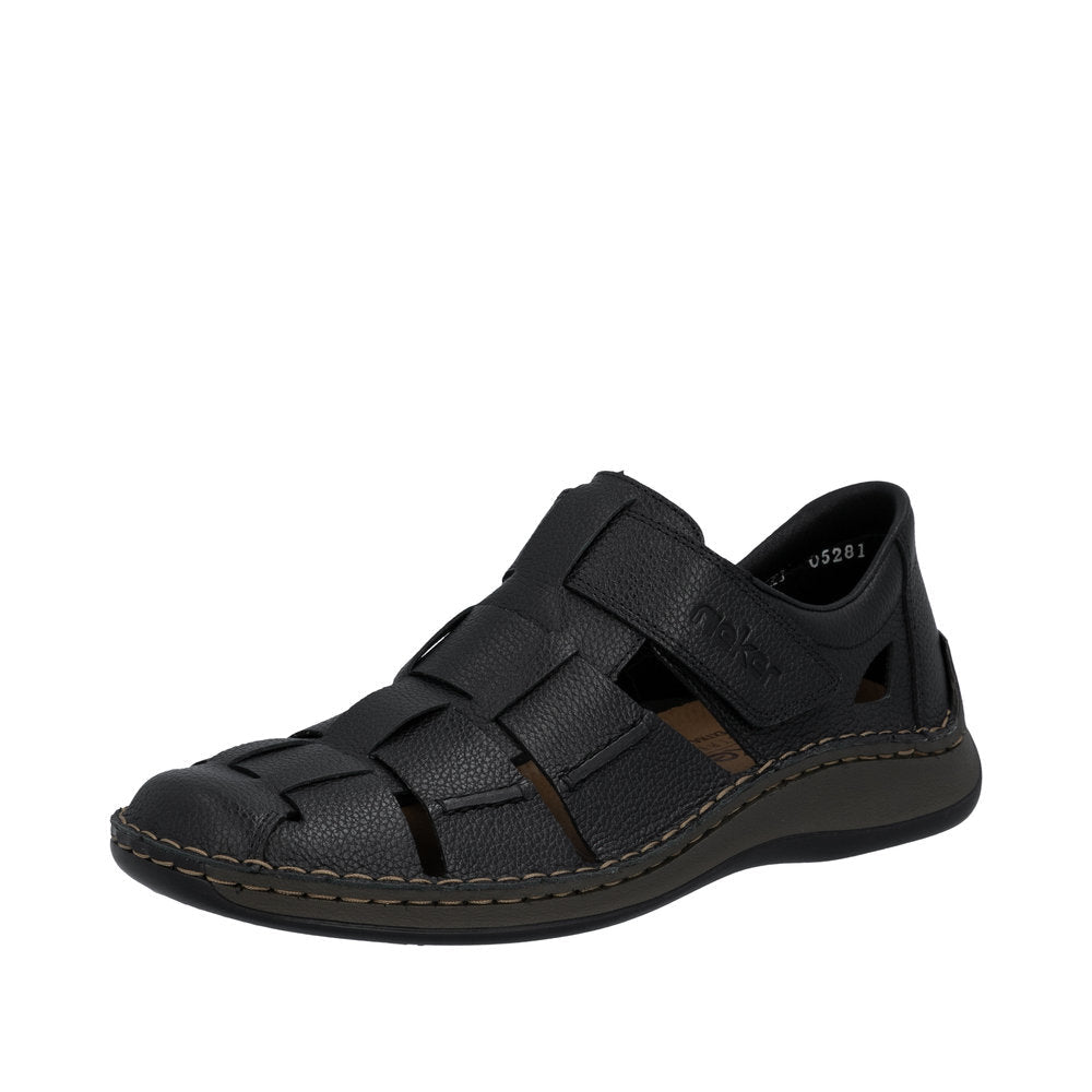 Pantofi Barbati Piele Naturala Rieker RIEK 05281 - Rieker - pantofia.ro