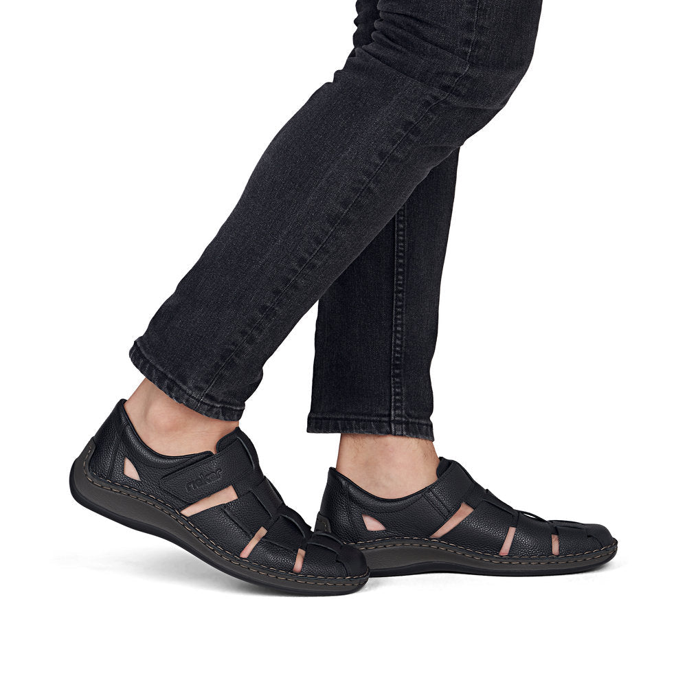 Pantofi Barbati Piele Naturala Rieker RIEK 05281 - Rieker - pantofia.ro