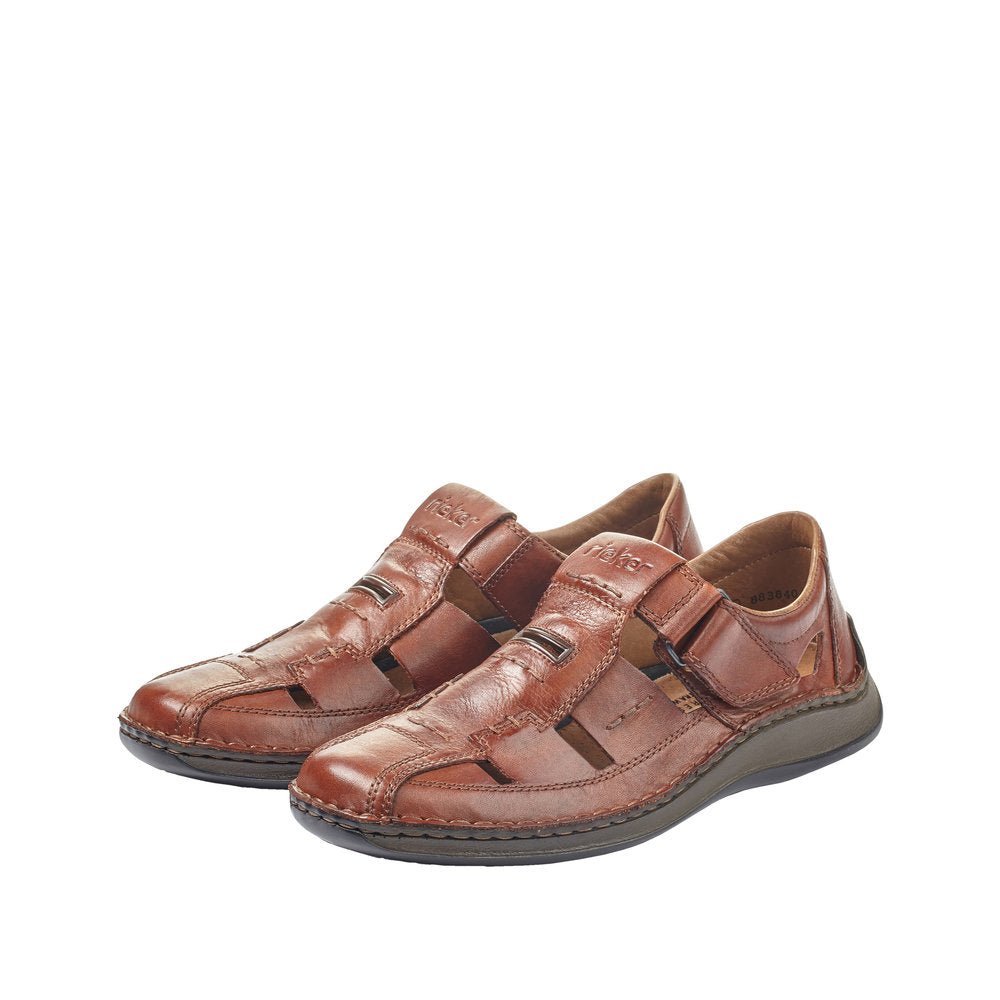 Pantofi Barbati Piele Naturala Rieker RIEK 05284 - Rieker - pantofia.ro