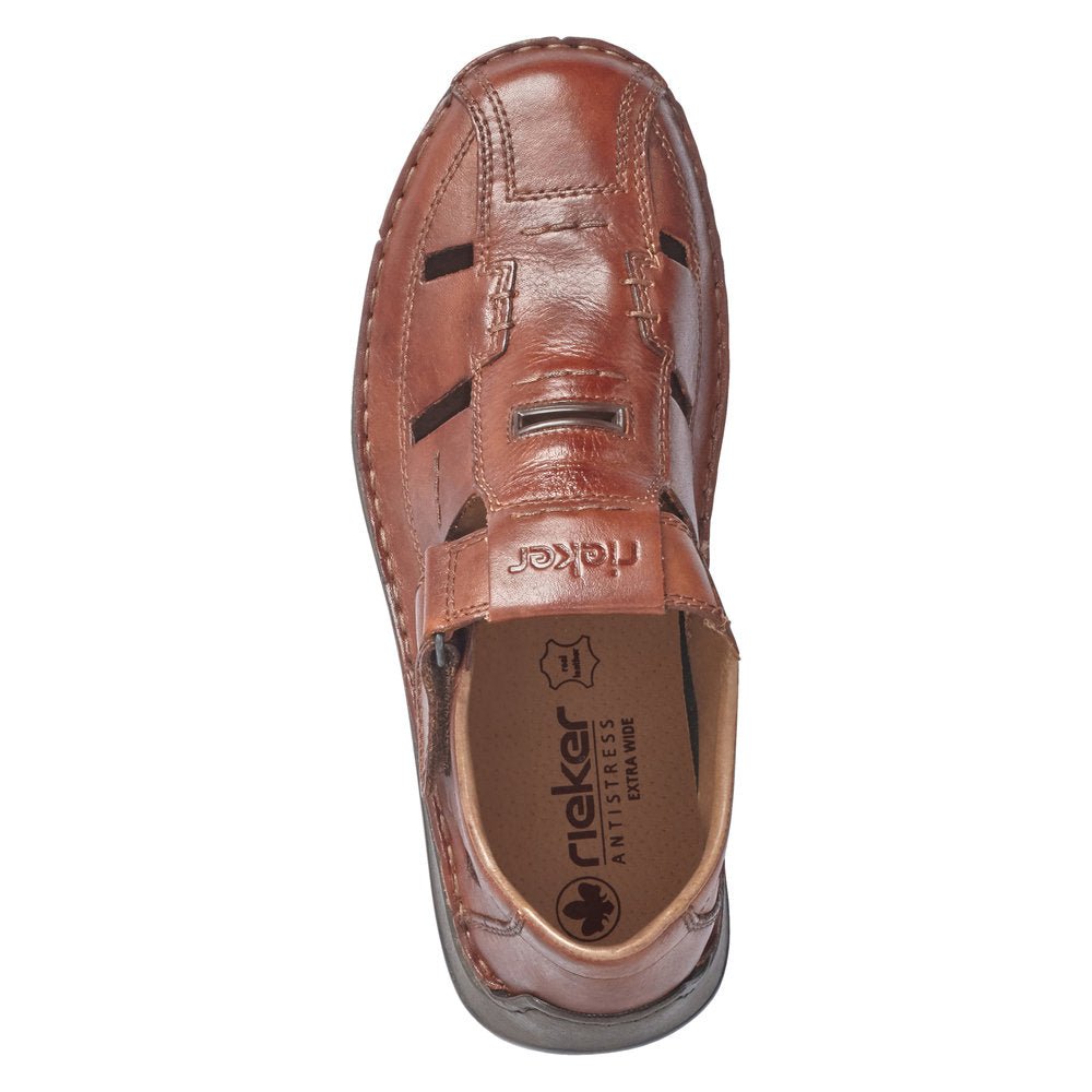 Pantofi Barbati Piele Naturala Rieker RIEK 05284 - Rieker - pantofia.ro