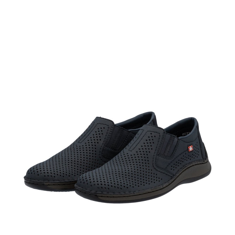 Pantofi Barbati Piele Naturala Rieker RIEK 05297 - Rieker - amely.ro