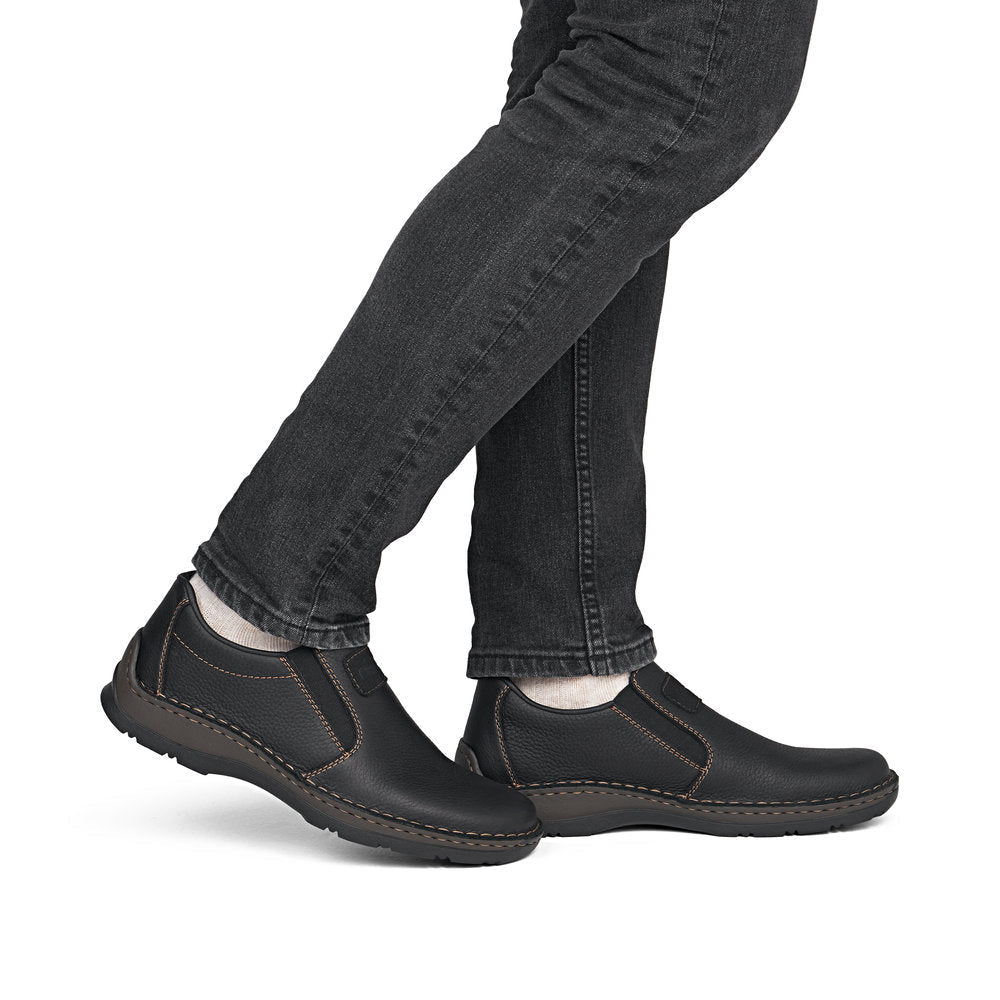 Pantofi Barbati Piele Naturala Rieker RIEK 05370 - Rieker - pantofia.ro