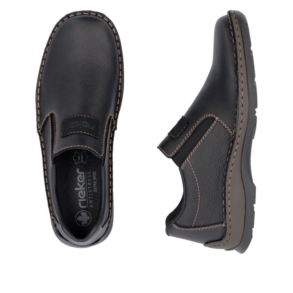 Pantofi Barbati Piele Naturala Rieker RIEK 05370 - Rieker - pantofia.ro