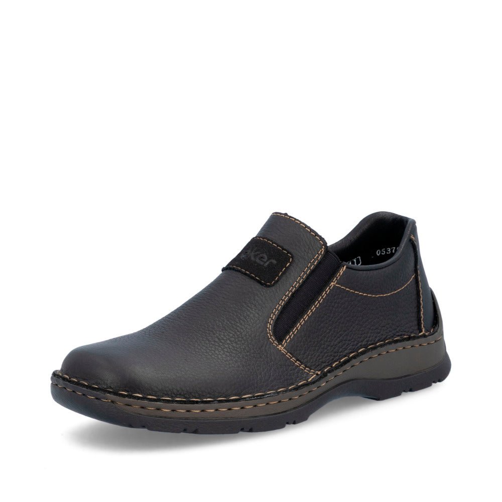 Pantofi Barbati Piele Naturala Rieker RIEK 05370 - Rieker - pantofia.ro