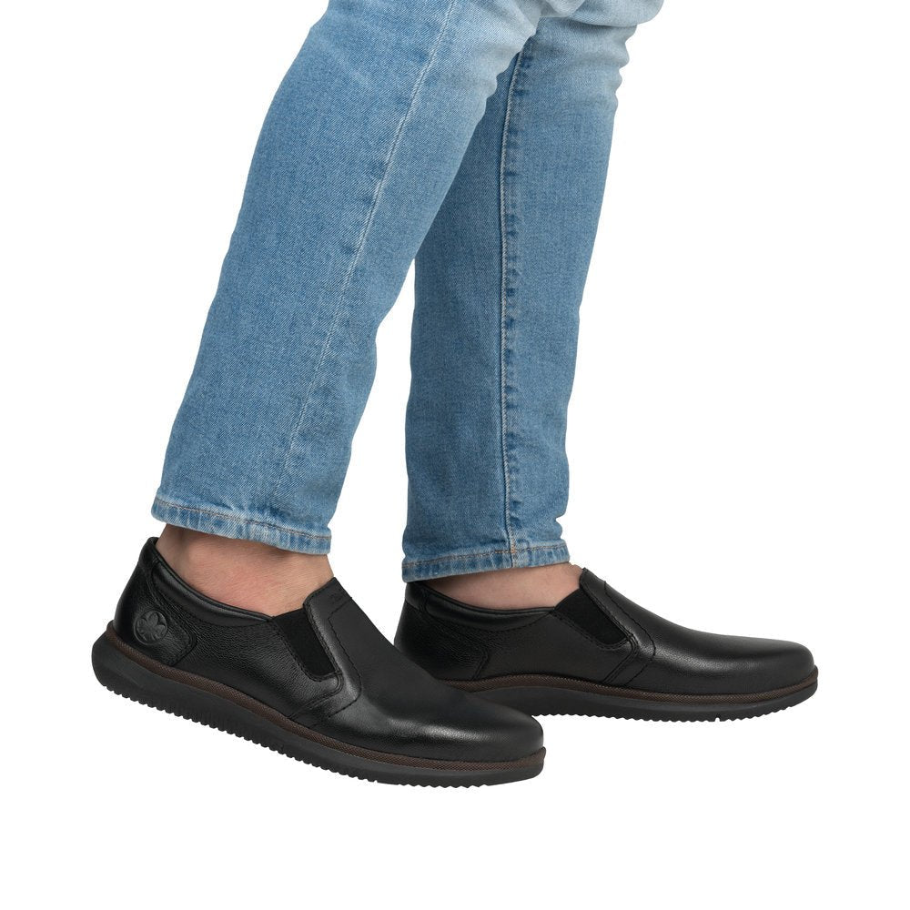 Pantofi Barbati Piele Naturala Rieker RIEK 10450 - Rieker - amely.ro