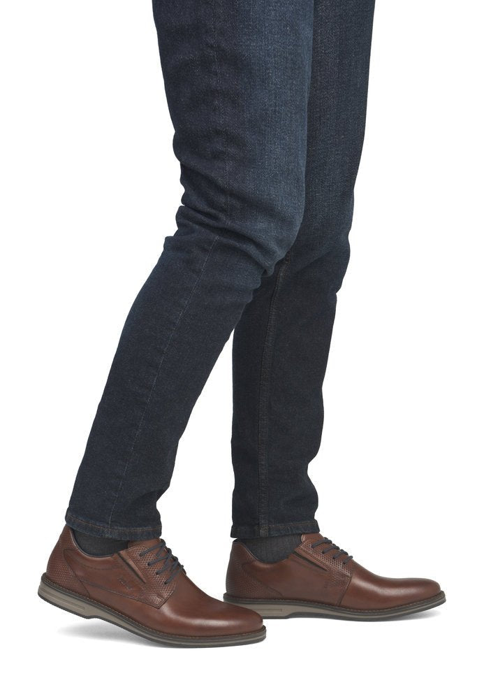 Pantofi Barbati Piele Naturala Rieker RIEK 12507 - Rieker - pantofia.ro