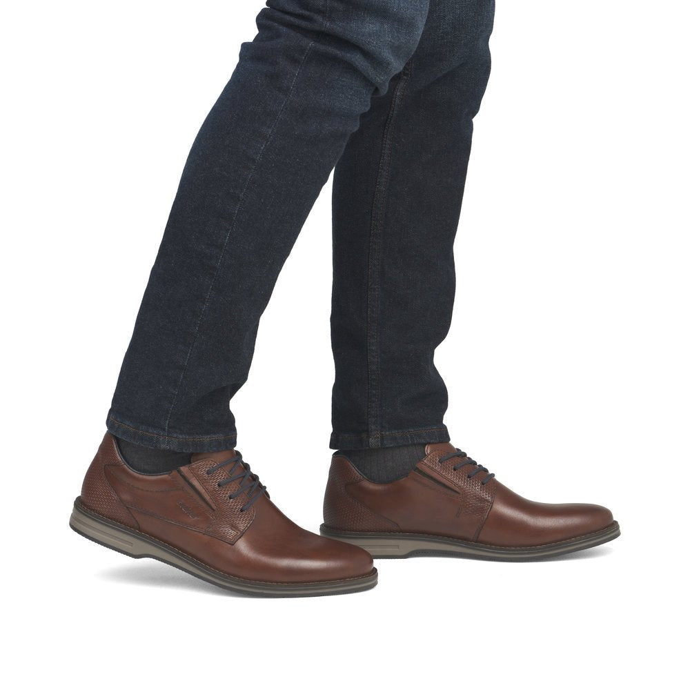 Pantofi Barbati Piele Naturala Rieker RIEK 12507 - Rieker - pantofia.ro