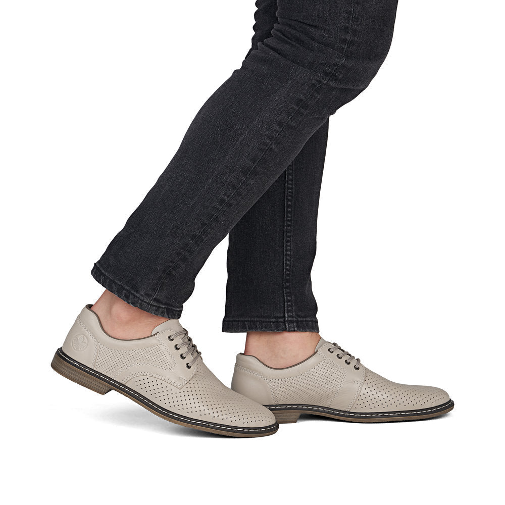 Pantofi Barbati Piele Naturala Rieker RIEK 13447 - Rieker - amely.ro