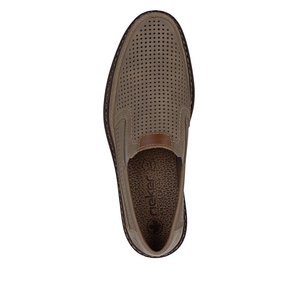 Pantofi Barbati Piele Naturala Rieker RIEK 13459 - Rieker - amely.ro