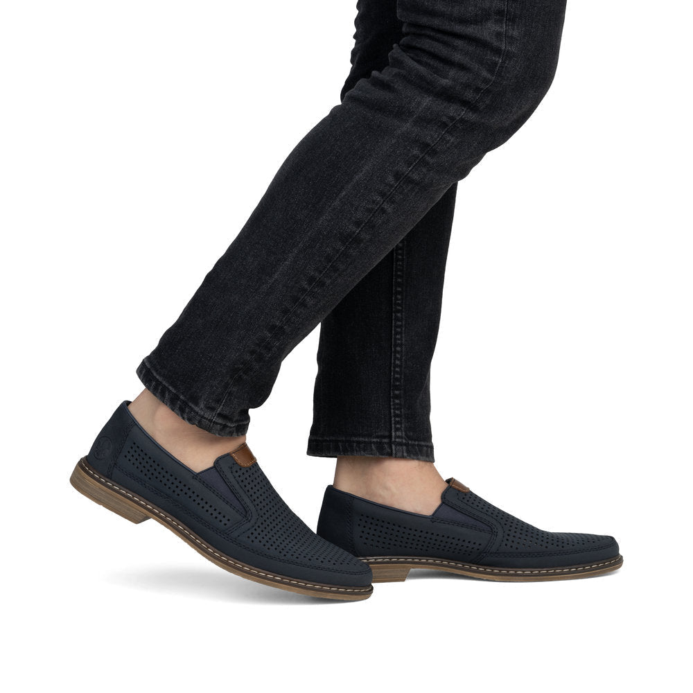 Pantofi Barbati Piele Naturala Rieker RIEK 13459 - Rieker - amely.ro