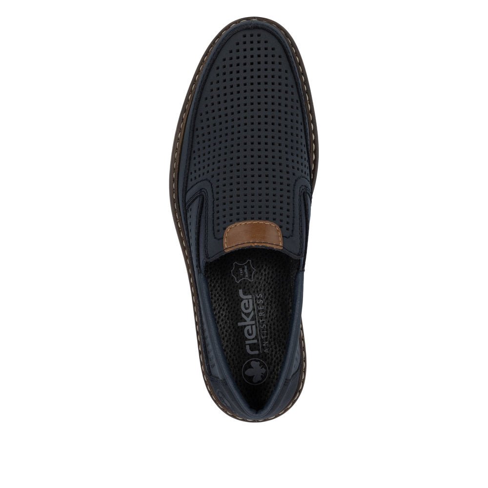 Pantofi Barbati Piele Naturala Rieker RIEK 13459 - Rieker - amely.ro