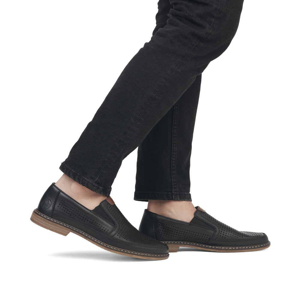 Pantofi Barbati Piele Naturala Rieker RIEK 13459 - Rieker - amely.ro