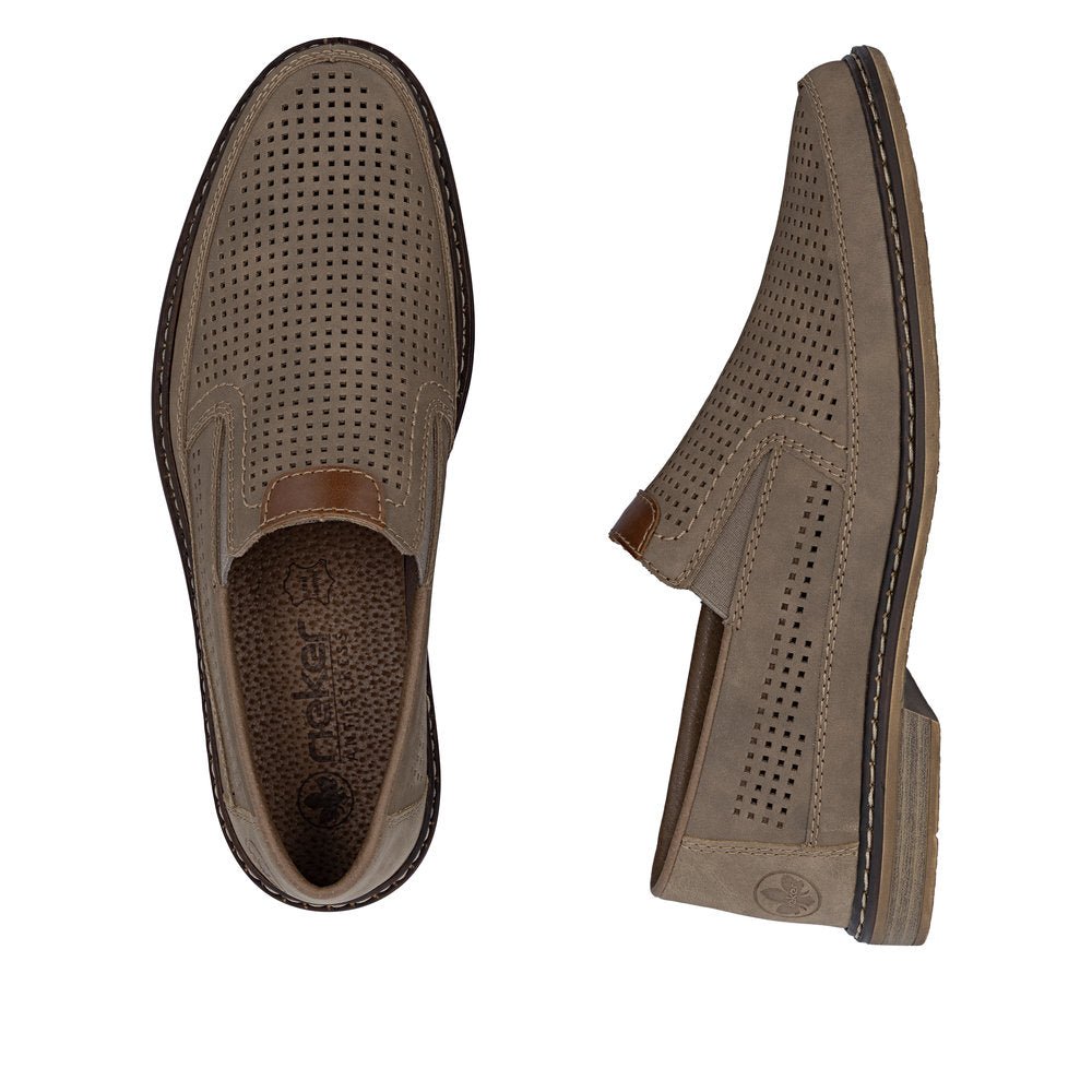 Pantofi Barbati Piele Naturala Rieker RIEK 13459 - Rieker - amely.ro