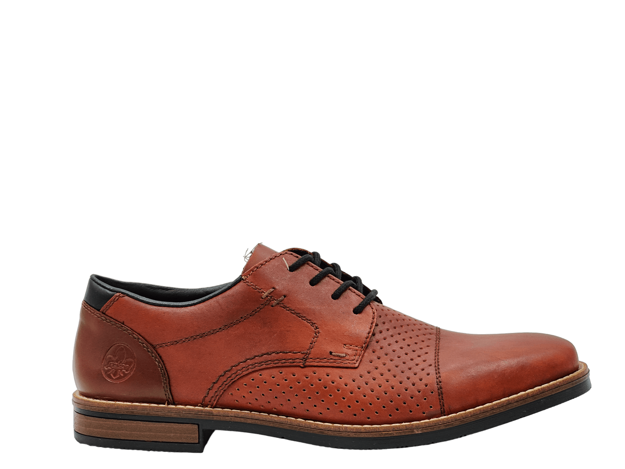 Pantofi Barbati Piele Naturala Rieker RIEK 13517 - 24 - Rieker - amely.ro