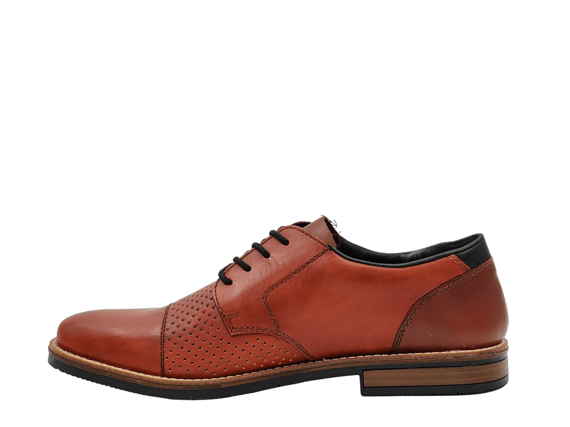 Pantofi Barbati Piele Naturala Rieker RIEK 13517 - 24 - Rieker - amely.ro