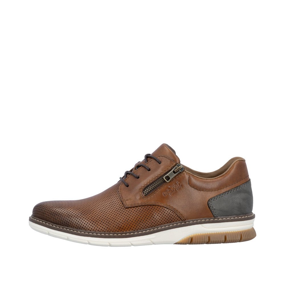 Pantofi Barbati Piele Naturala Rieker RIEK 14412 - Rieker - amely.ro