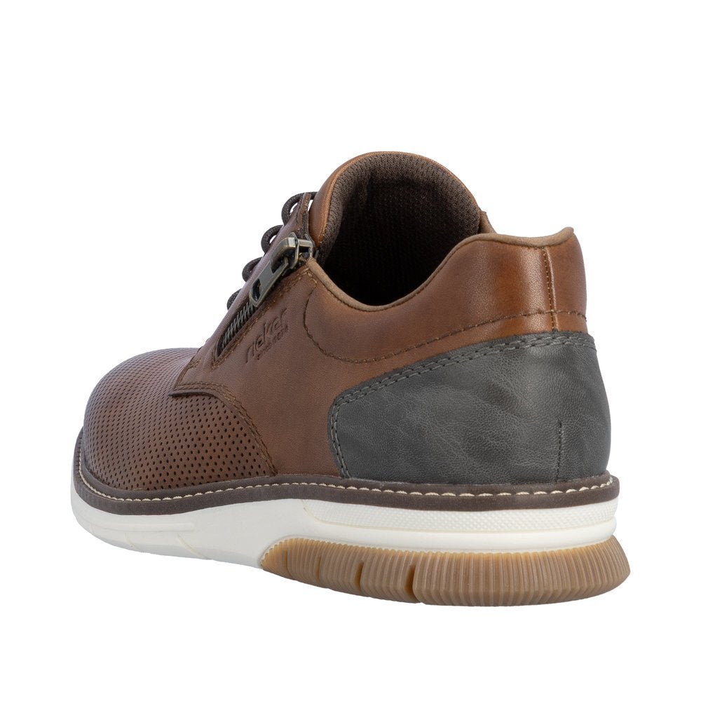 Pantofi Barbati Piele Naturala Rieker RIEK 14412 - Rieker - amely.ro