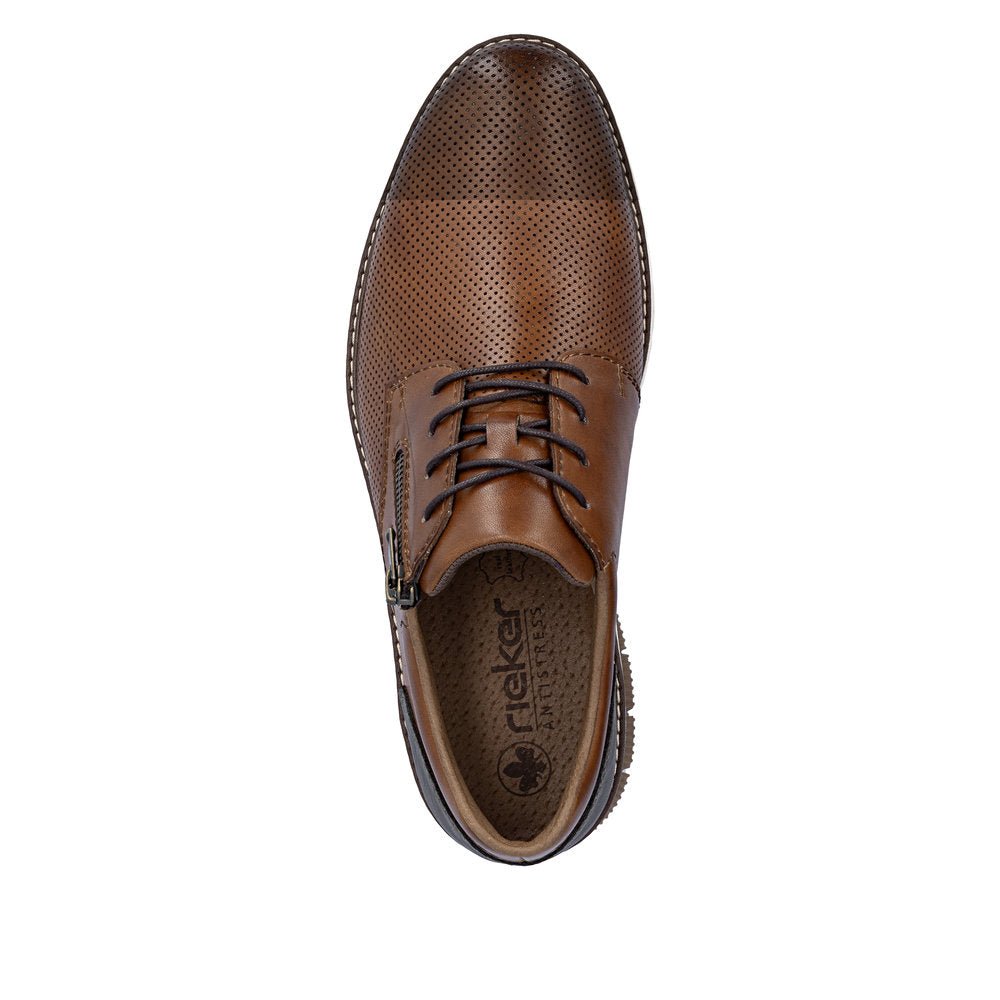 Pantofi Barbati Piele Naturala Rieker RIEK 14412 - Rieker - amely.ro