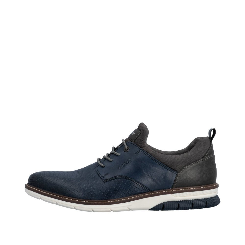 Pantofi Barbati Piele Naturala Rieker RIEK 14450 - Rieker - amely.ro