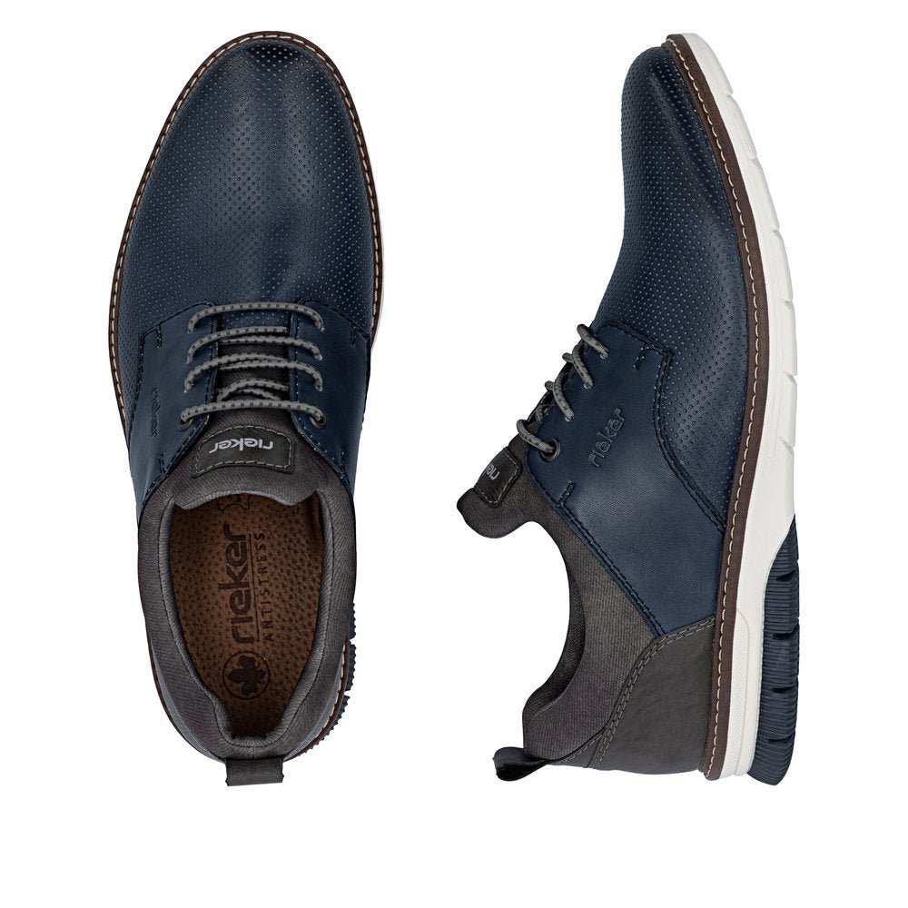 Pantofi Barbati Piele Naturala Rieker RIEK 14450 - Rieker - amely.ro