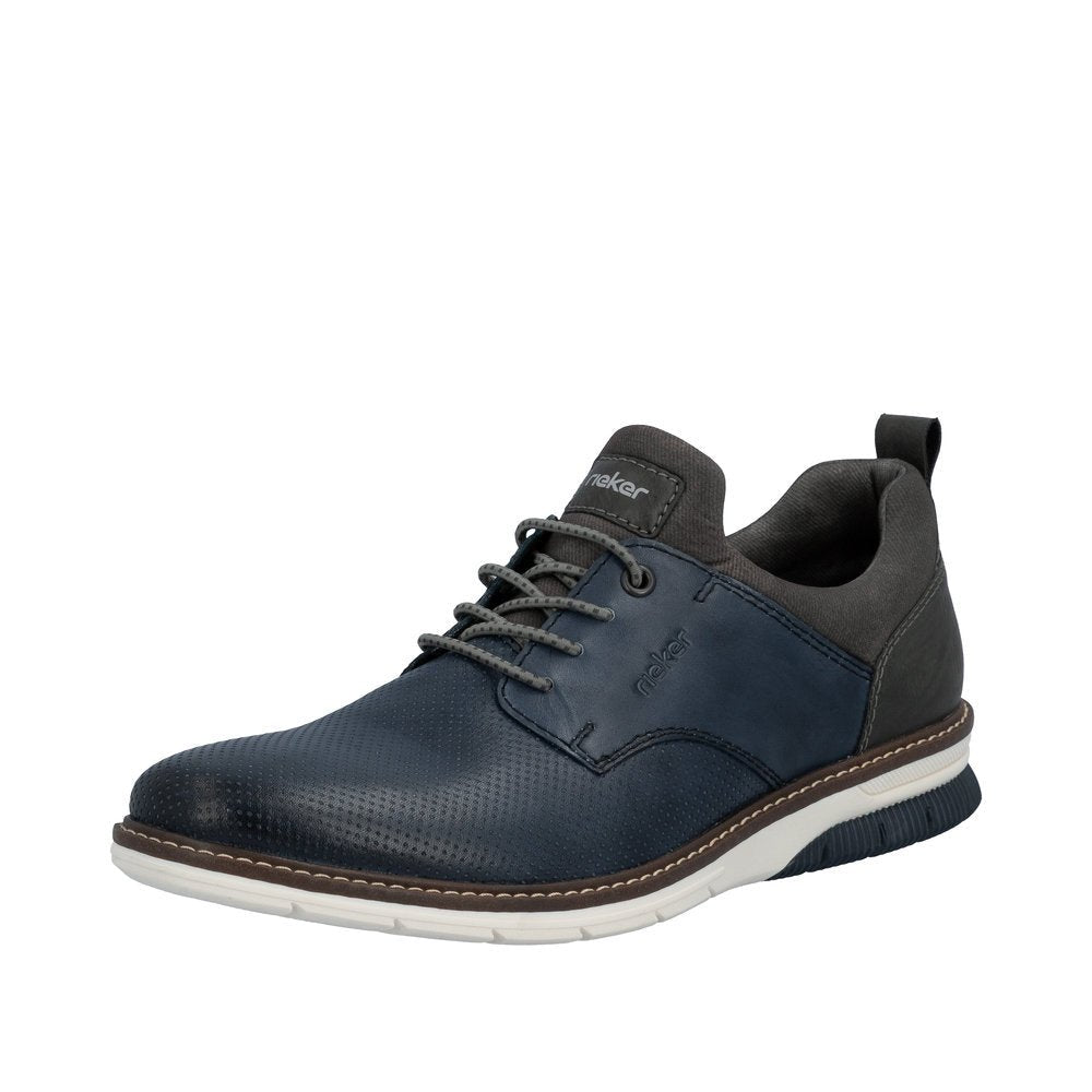 Pantofi Barbati Piele Naturala Rieker RIEK 14450 - Rieker - amely.ro