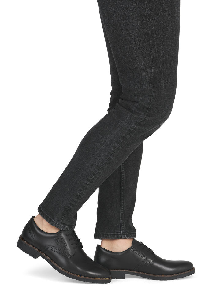 Pantofi Barbati Piele Naturala Rieker RIEK 14642 - Rieker - pantofia.ro