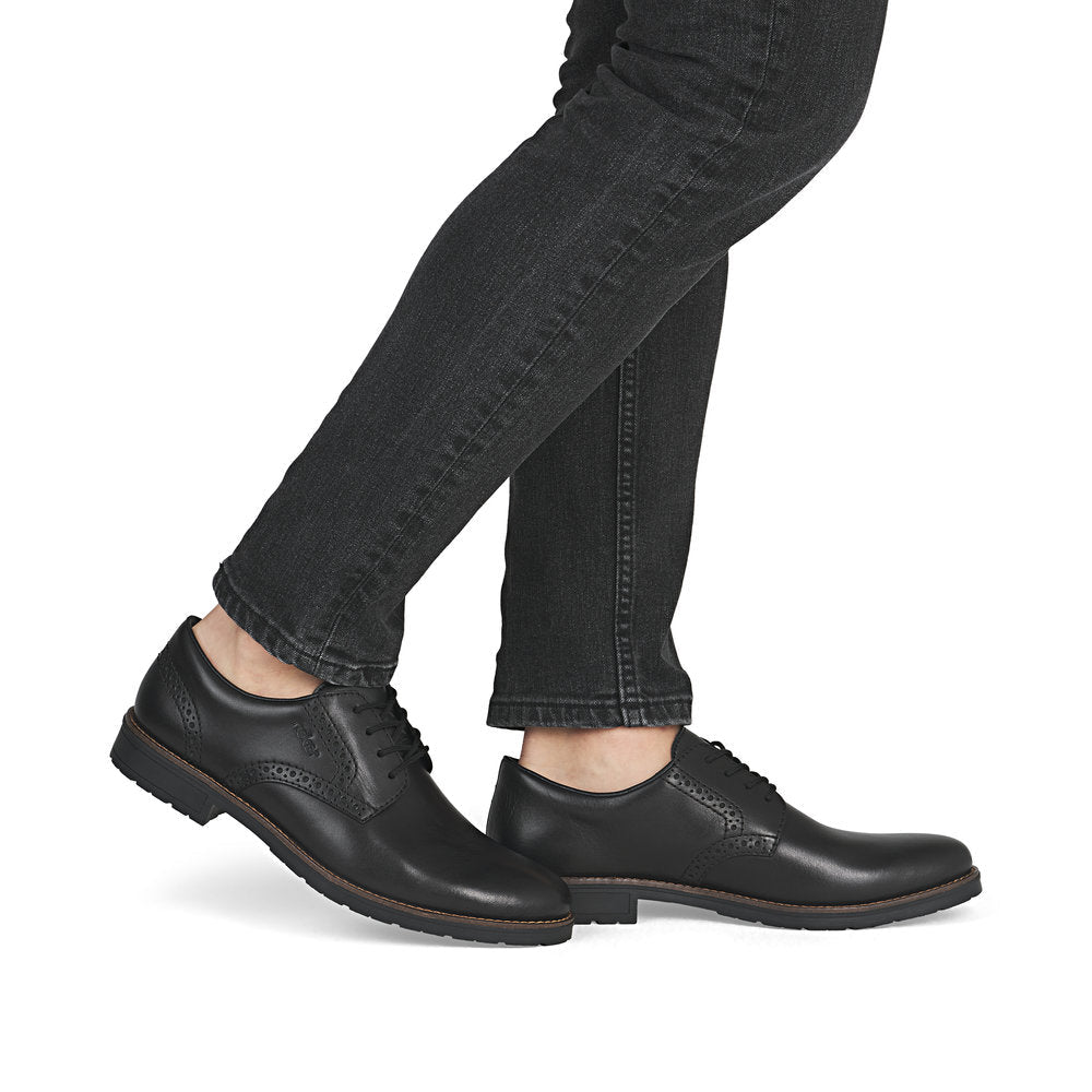 Pantofi Barbati Piele Naturala Rieker RIEK 14642 - Rieker - pantofia.ro