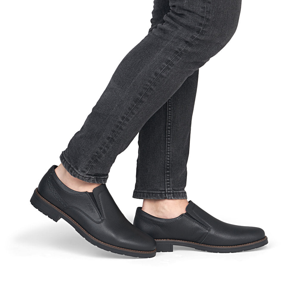Pantofi Barbati Piele Naturala Rieker RIEK 14657 - Rieker - pantofia.ro