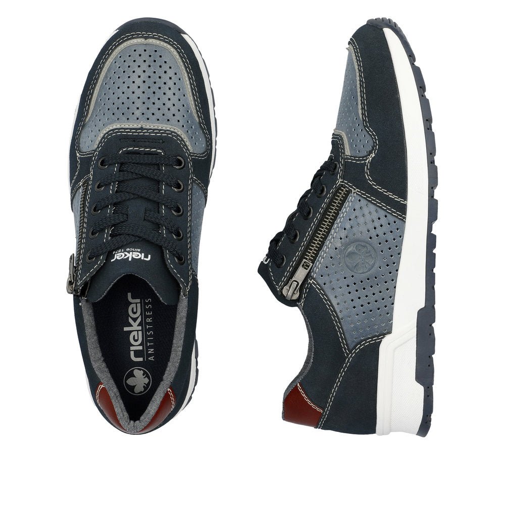 Pantofi Barbati Piele Naturala Rieker RIEK 15117 - 14 - Rieker - amely.ro