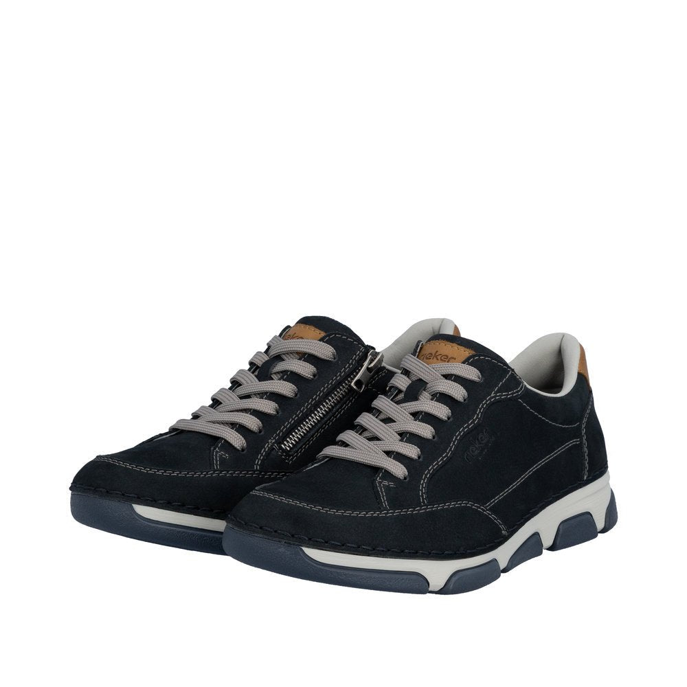 Pantofi Barbati Piele Naturala Rieker RIEK 15900 - Rieker - pantofia.ro
