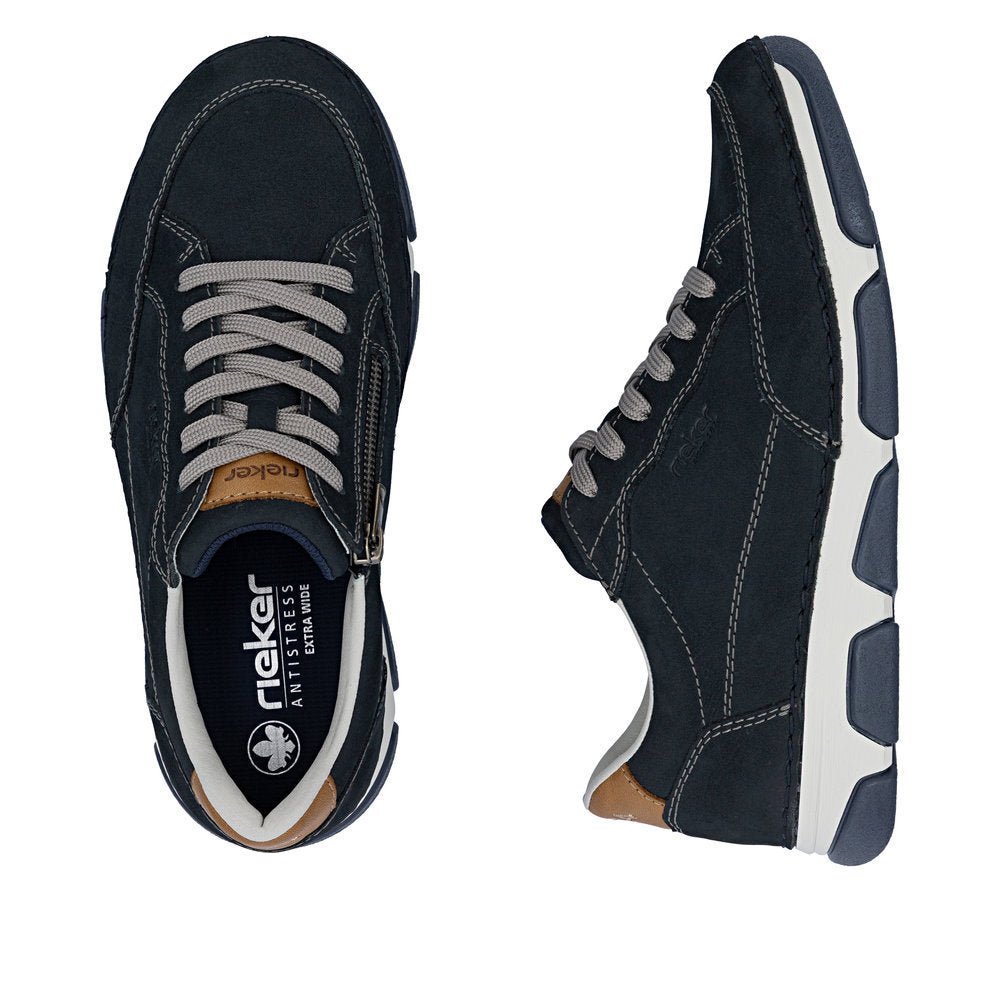 Pantofi Barbati Piele Naturala Rieker RIEK 15900 - Rieker - pantofia.ro