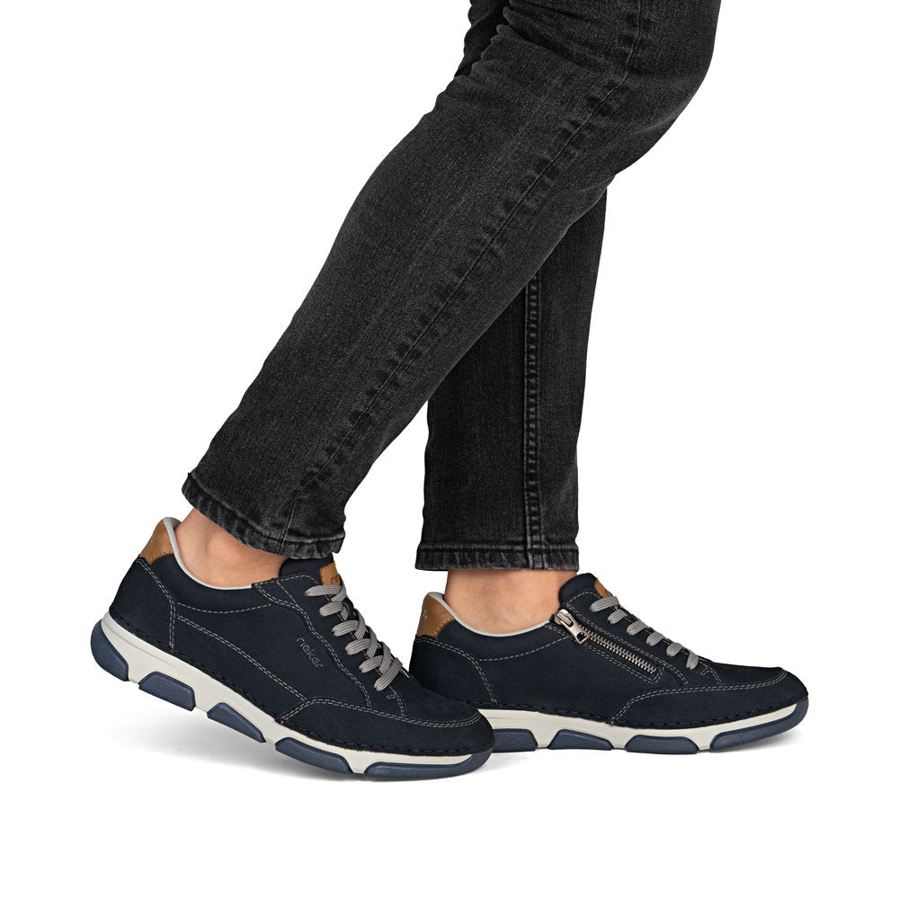 Pantofi Barbati Piele Naturala Rieker RIEK 15900 - Rieker - pantofia.ro