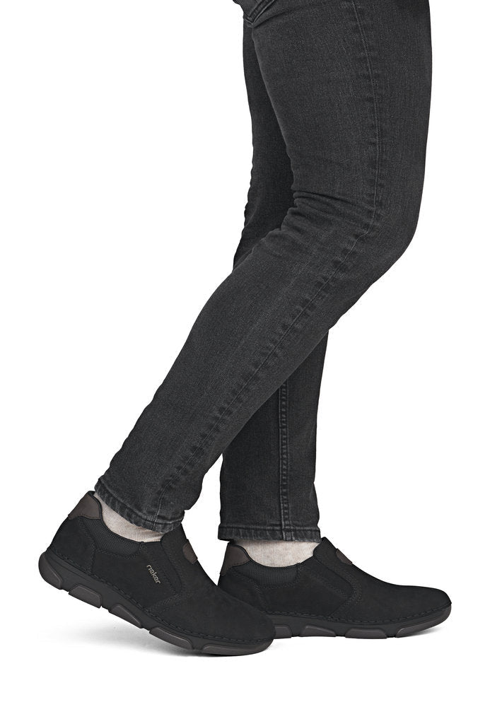 Pantofi Barbati Piele Naturala Rieker RIEK 15951 - Rieker - pantofia.ro