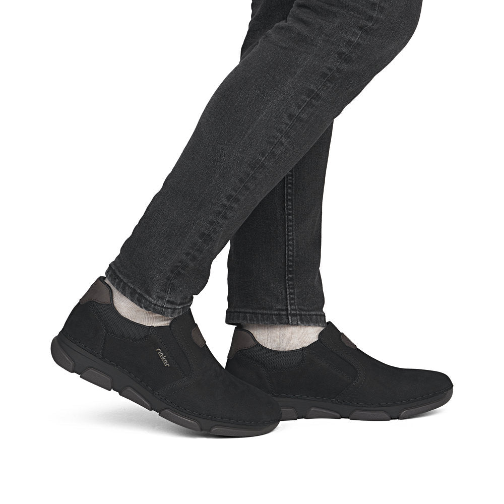 Pantofi Barbati Piele Naturala Rieker RIEK 15951 - Rieker - pantofia.ro