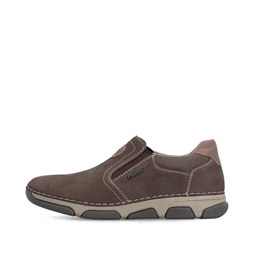 Pantofi Barbati Piele Naturala Rieker RIEK 15951 - Rieker - pantofia.ro