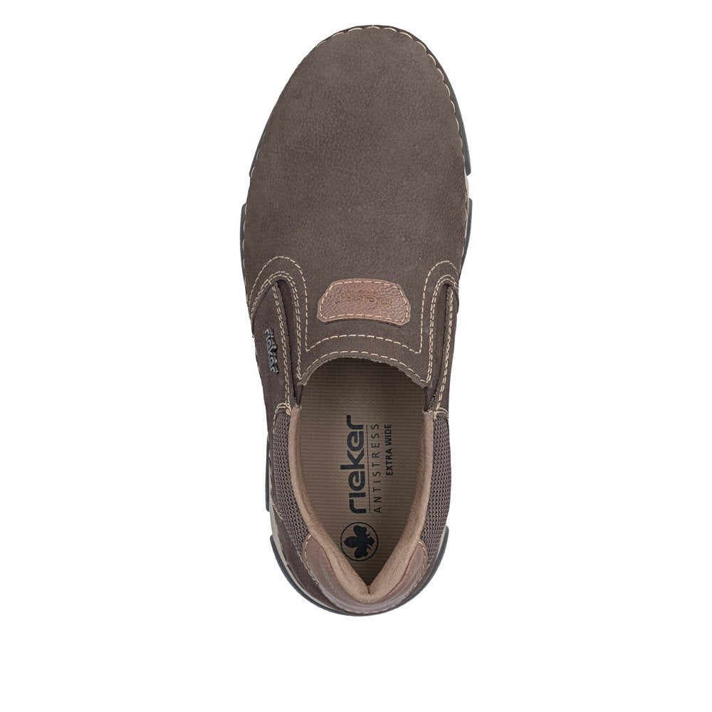 Pantofi Barbati Piele Naturala Rieker RIEK 15951 - Rieker - pantofia.ro