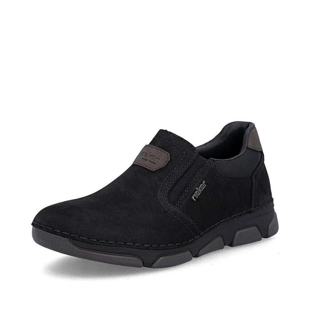 Pantofi Barbati Piele Naturala Rieker RIEK 15951 - Rieker - pantofia.ro